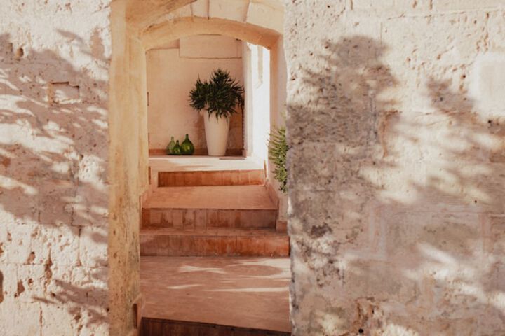 Interior entrance