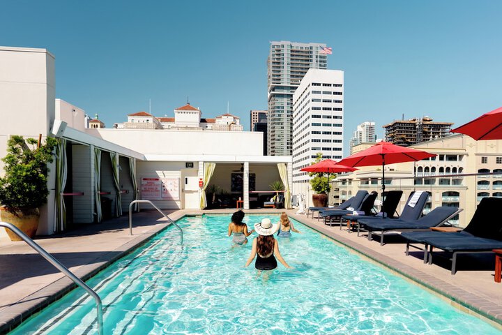 Rooftop pool