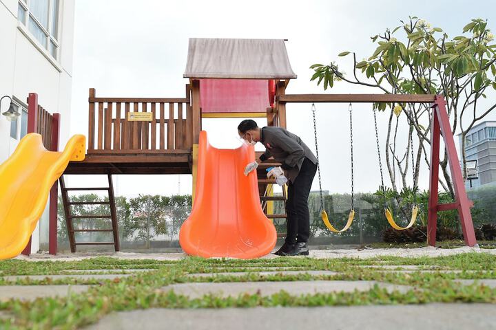 Children's play area - outdoor