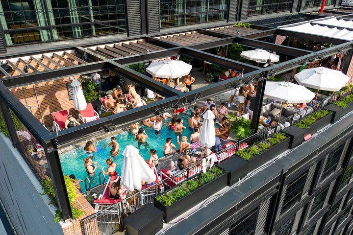 Rooftop pool