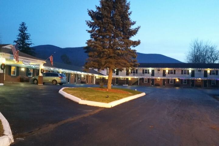 Front of property - evening/night
