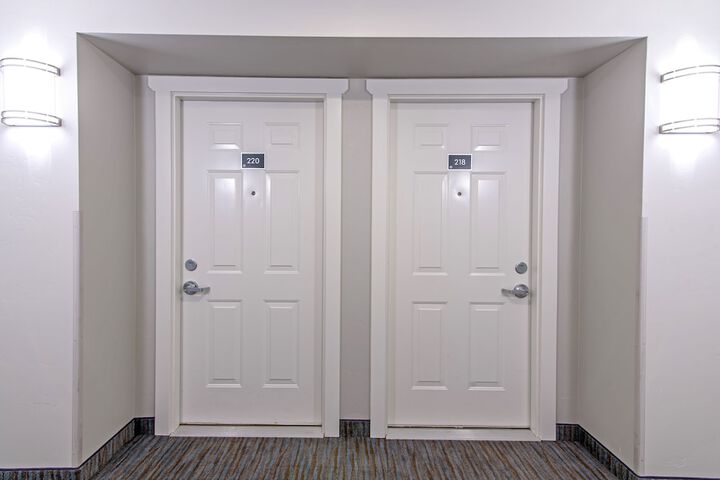 Interior entrance