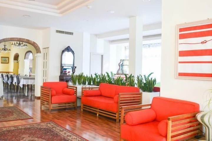 Lobby sitting area
