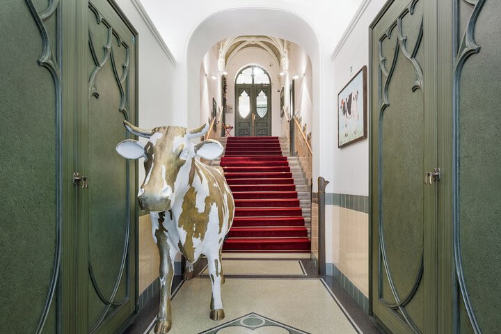 Interior entrance