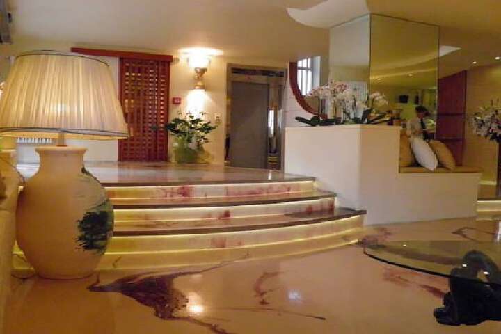 Interior entrance
