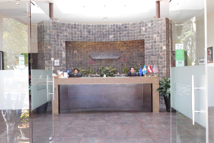 Interior entrance