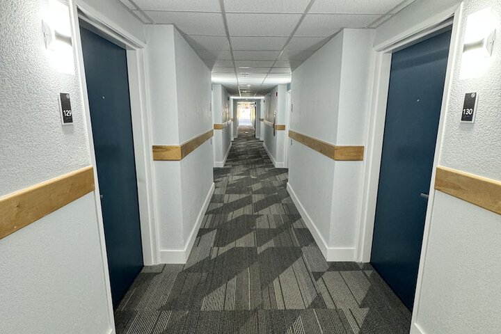 Interior entrance