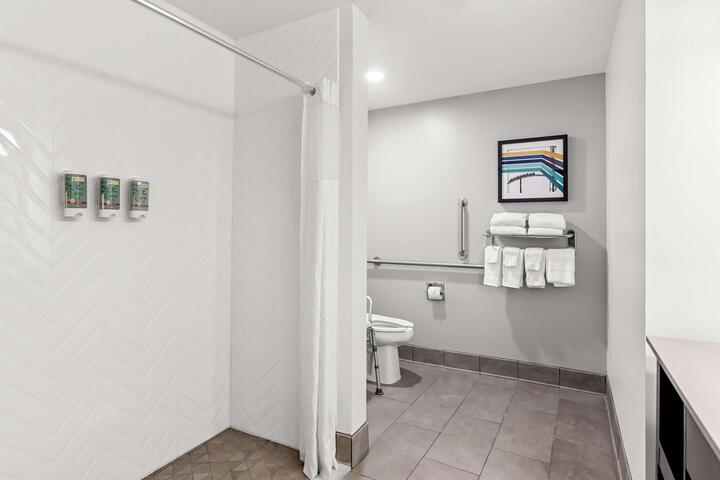 2 Queen Accessible Comm Assist Roll in Shower Microwave, Refrigerator WiFi Fullbreakfast (11 of 15)