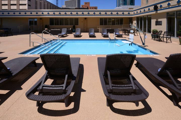 Rooftop pool