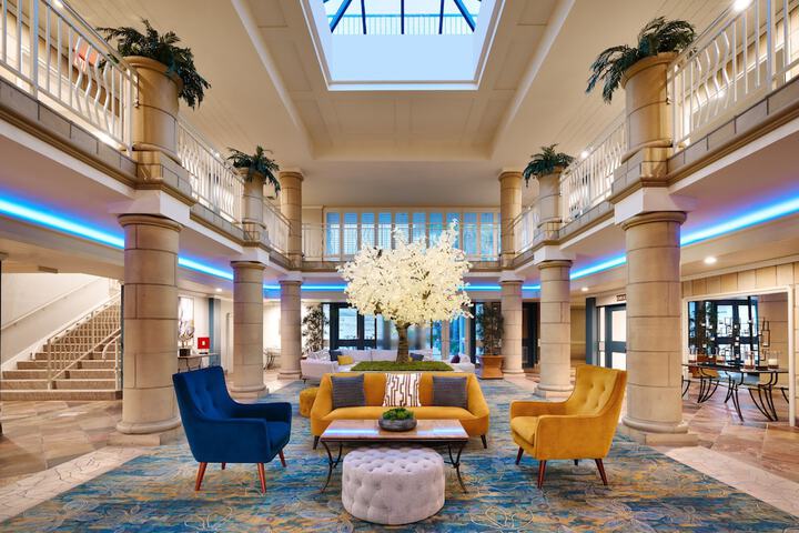 Lobby sitting area