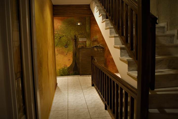 Interior entrance