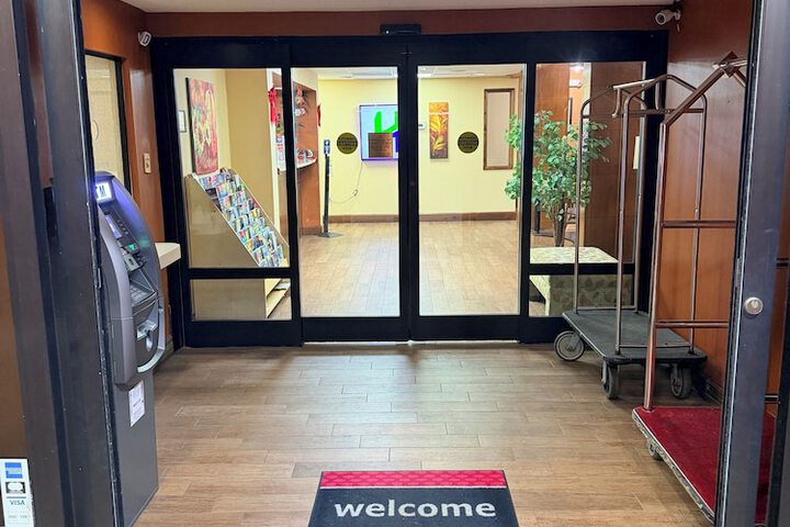 Interior entrance