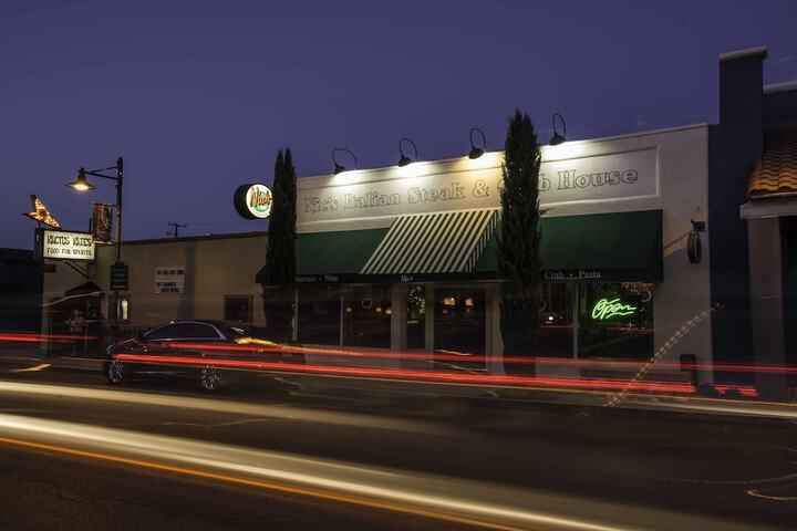 Front of property - evening/night