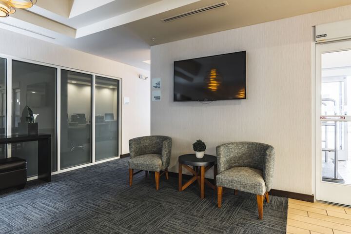 Lobby sitting area