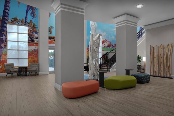 Lobby sitting area