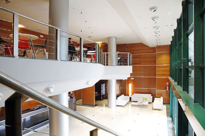 Interior entrance