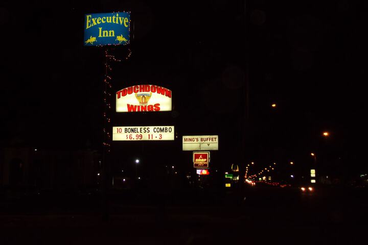 Front of property - evening/night