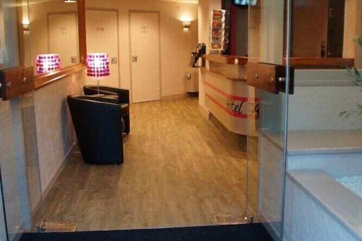 Interior entrance