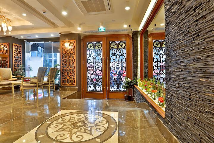 Interior entrance