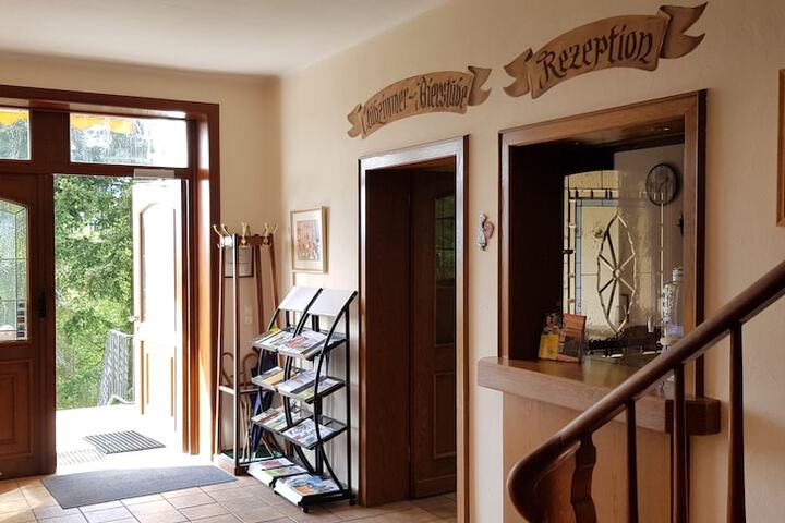 Interior entrance
