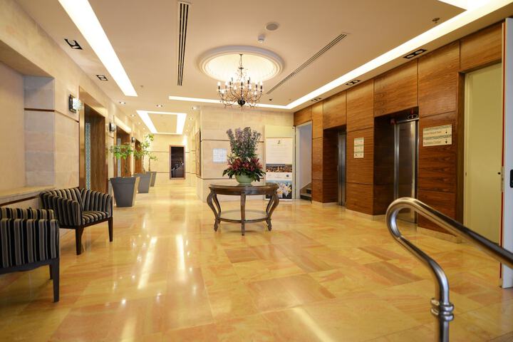 Interior entrance