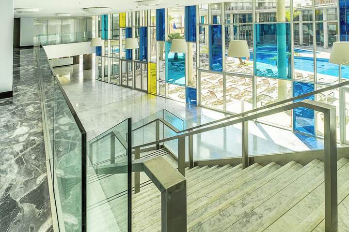 Interior entrance