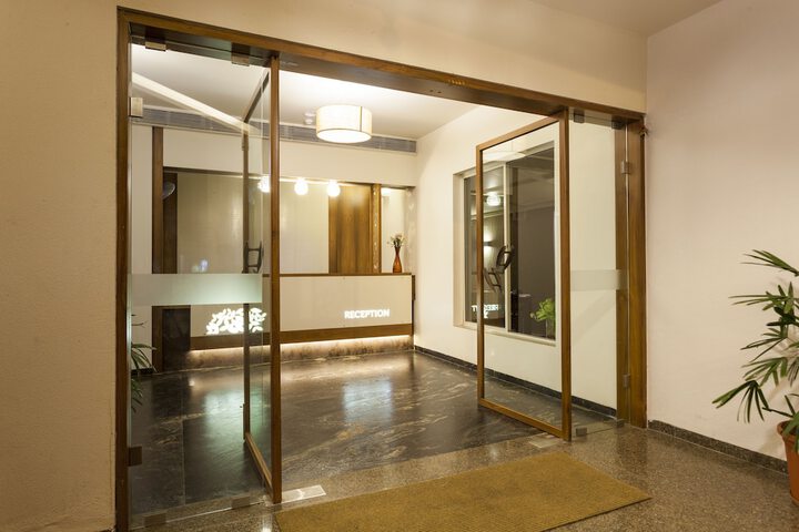 Interior entrance