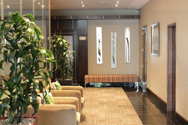 Interior entrance