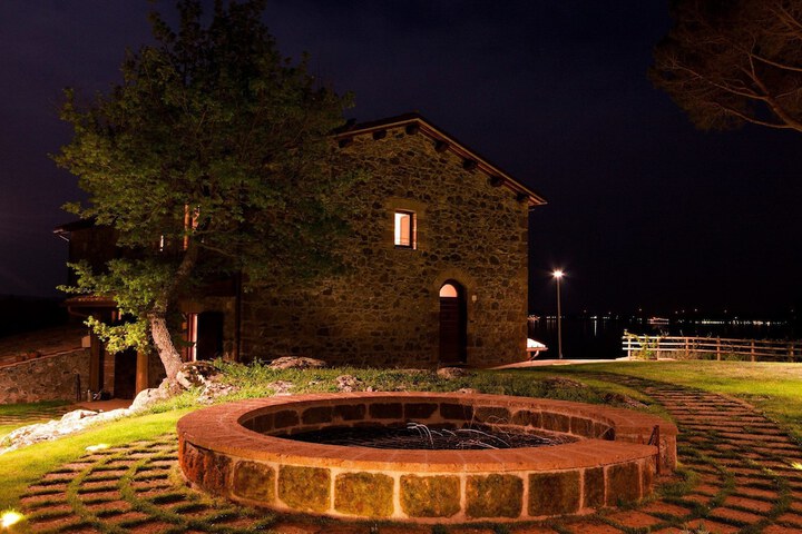 Front of property - evening/night