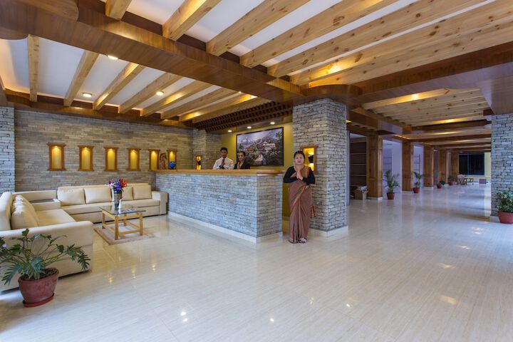 Interior entrance