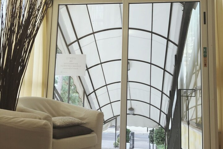 Interior entrance