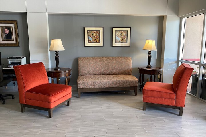 Lobby sitting area