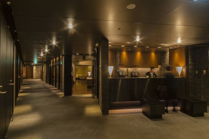Interior entrance