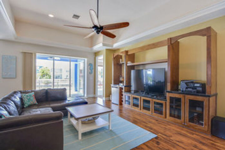 Exterior of Updated Waterfront Tampa Home by RedAwning