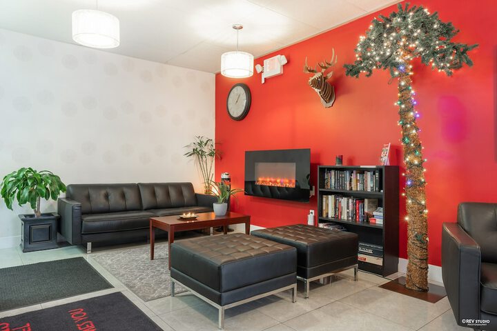 Lobby sitting area