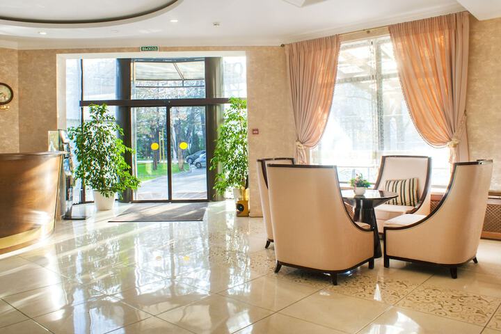 Interior entrance
