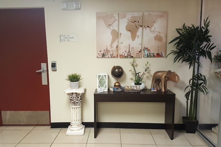 Interior entrance