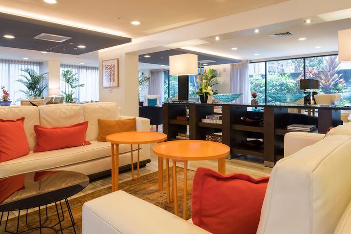 Lobby sitting area