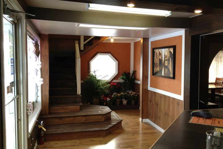 Interior entrance