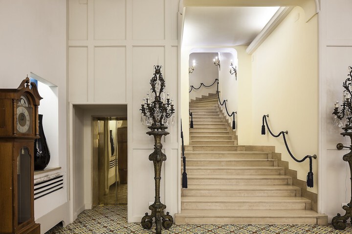 Interior entrance