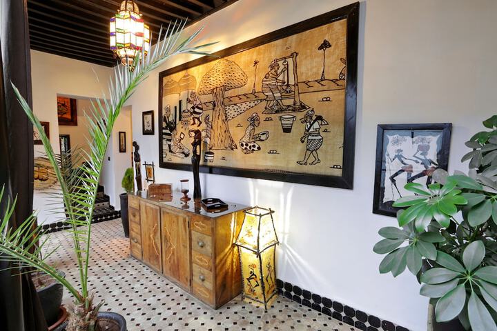 Lobby sitting area