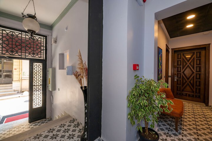 Interior entrance