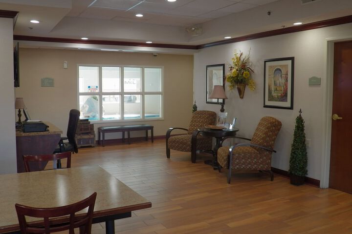 Lobby sitting area