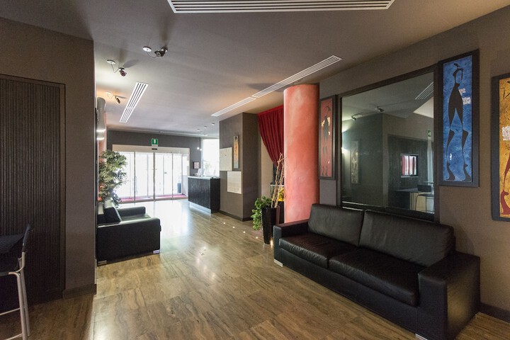 Interior entrance