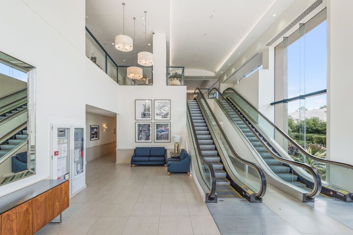 Interior entrance
