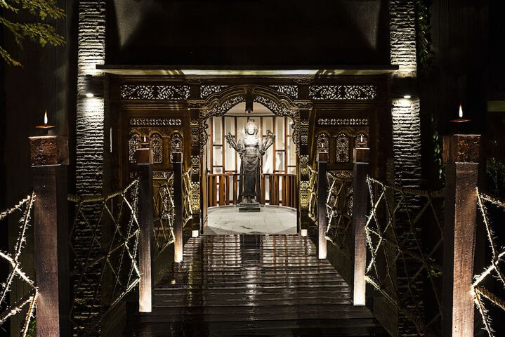 Interior entrance
