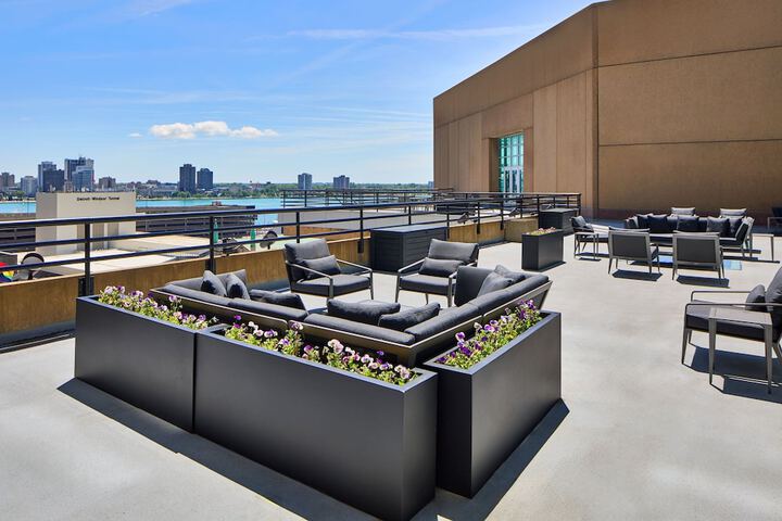 Rooftop terrace