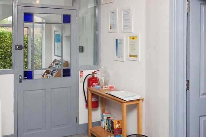 Interior entrance