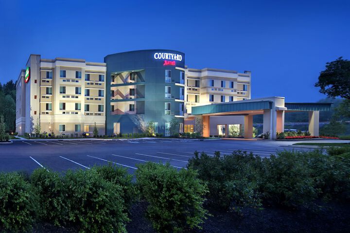 Front of property - evening/night