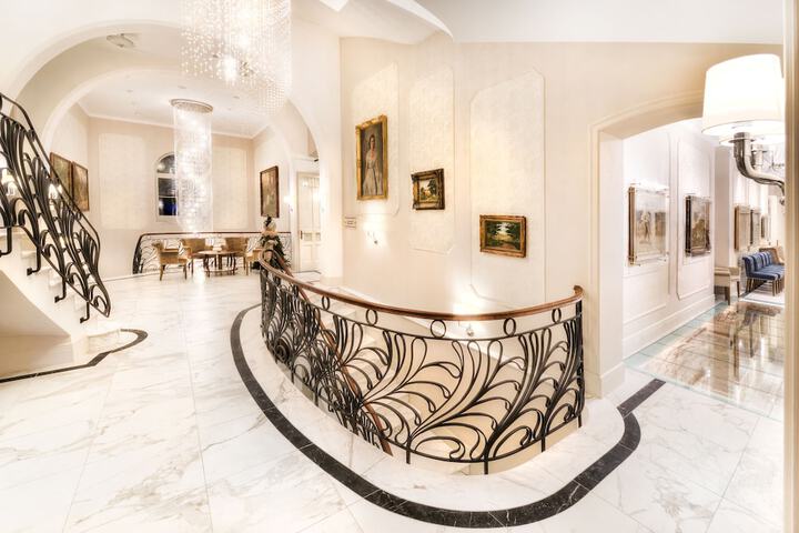 Interior entrance